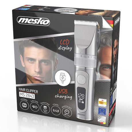 Mesko Aparat de tuns Aparat De Tuns Par Mesko MS2843 | 2000mAh, Reincarcabil, Fara Fir