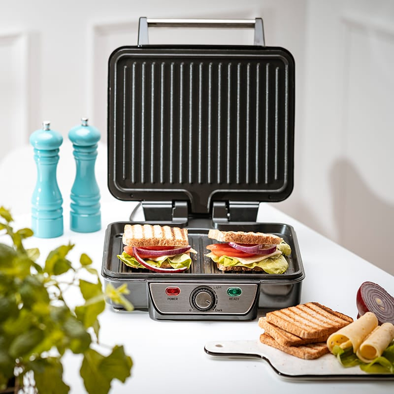Mesko Gratar electric Gratar Electric Mesko MS3050 | 2500W, Putere Reglabila, Tava Detasabila