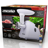 Mesko Masina de tocat Masina de Tocat Carne Mesko MS4809 | 1500W, 3 Site Metalice, Accesorii
