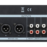 BST Mixer Audio BST Matrix 5x2 cu Player USB/MP3, 7 Intrări Linie, 3 Intrări Microfon, 2U/19”