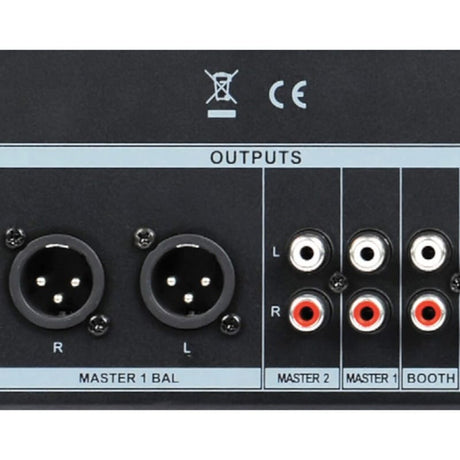 BST Mixer Audio BST Matrix 5x2 cu Player USB/MP3, 7 Intrări Linie, 3 Intrări Microfon, 2U/19”