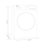 Samus Masina de spalat rufe Mașină de Spălat Rufe Inverter Samus | 8kg, 1400 RPM, Clasa A, 16 programe