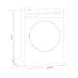 Samus Masina de spalat rufe Mașină de Spălat Rufe Slim Inverter Samus | 9kg, 1400 RPM, Clasa A, 15 programe