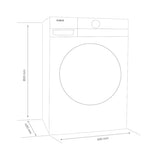 Samus Masina de spalat rufe Mașină de Spălat Rufe Inverter Samus | 9kg, 1400 RPM, Clasa A, 15 programe