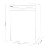 Mașină de Spălat Vase Samus SDBX614.8 | 60cm, 14 seturi, 8 programe, Clasa D