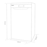 Samus Masina de spalat vase Mașină de Spălat Vase Samus SDW410.8 | 45cm, 10 seturi, 8 programe, Clasa E