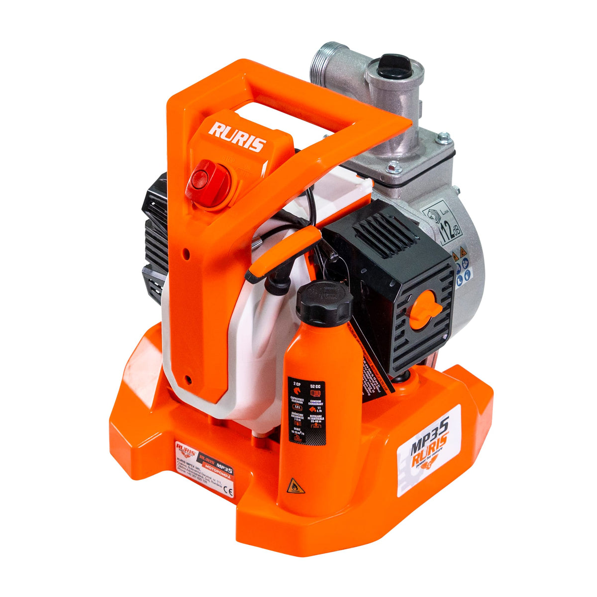 Ruris Motopompa Motopompa RURIS MP 35 | 2 CP, TEZ, Debit maxim 10-15 m3/h