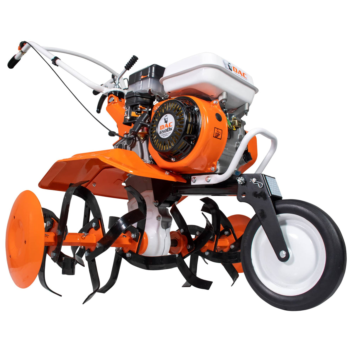 DAC Motosapa Motosapa DAC 6500K + roti cauciuc 4.00-8 | 7 CP, General Engine, Lățime de lucru 560-830 mm