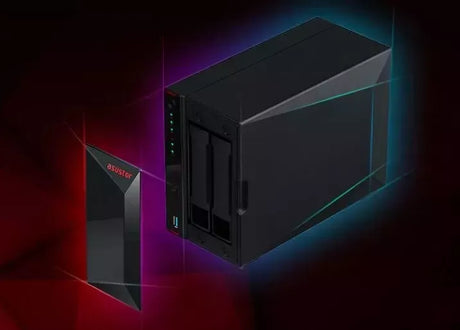NAS Asustor AS3304T V2 | 4-Bay, Realtek RTD1619B, 2GB RAM, 2.5GbE, Negru
