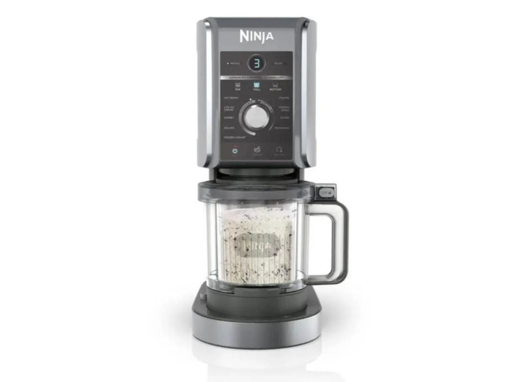 NINJA Aparat de inghetata Ninja CREAMi Deluxe10 programe, negru/ argintiu