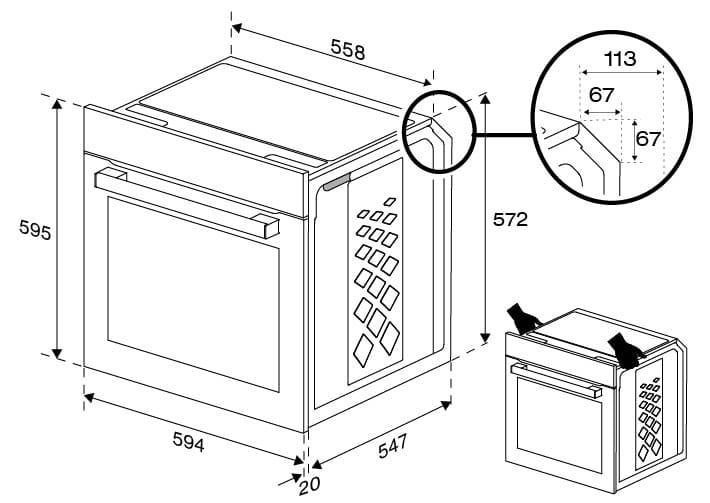 Beko Cuptor incorporabil Cuptor incorporabil Beko BBIE12300XD | 72L, 6 functii, SteamShine, Clasa A, Inox