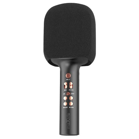 Maxlife MICROFON KARAOKE CU DIFUZOR INCORPORAT - NEGRU