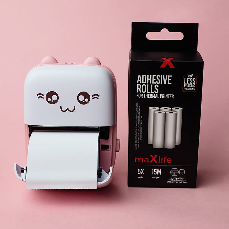 Maxlife IMPRIMANTA TERMALA BLUETOOTH - ROZ