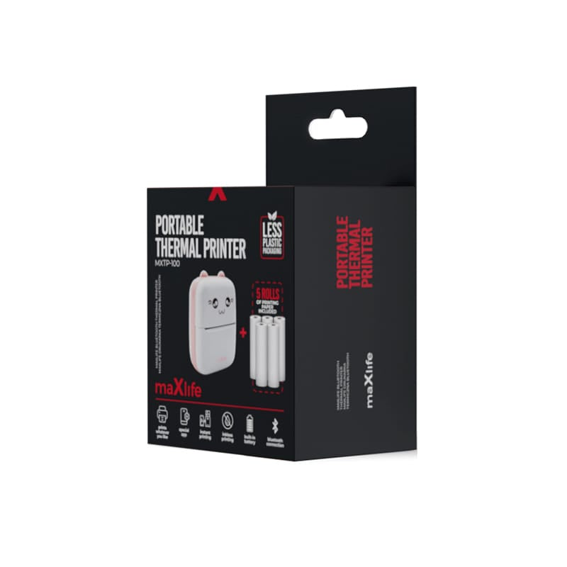 Maxlife IMPRIMANTA TERMALA BLUETOOTH - ROZ