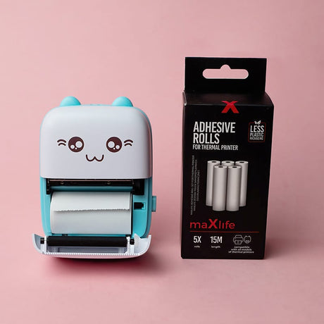 Maxlife IMPRIMANTA TERMALA BLUETOOTH - ALBASTRU