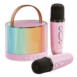 Maxlife MINI BOXA KARAOKE CU MICROFON WIRELESS - ROZ