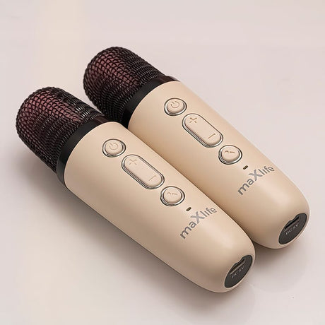Maxlife MINI BOXA KARAOKE CU MICROFON WIRELESS - ROZ