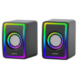 Omega DIFUZOARE STEREO 2.0 6W RMS RGB USB 3.5MM