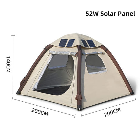 Lechpol CORT CAMPING SOLAR 52W 2000MAH 2-3 PERSOANE