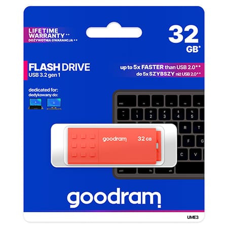 Goodram FLASH DRIVE 32GB USB 2.0 UME3 GOODRAM