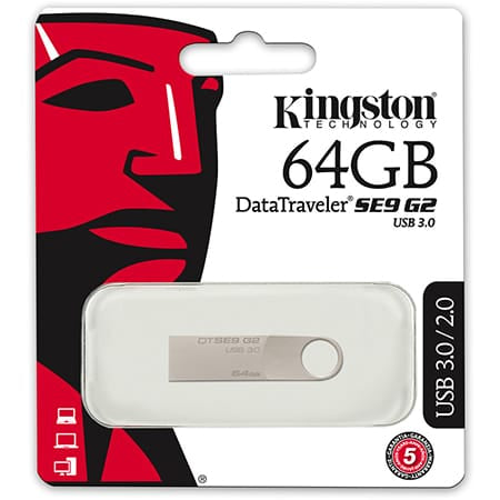 Kingston FLASH DRIVE 64GB 3.0 SE9 KINGSTON
