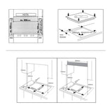 Plita Built-in-negru mat - gaz Samus PSG-64SMB1 - email negru mat, lăţime 58 cm, 4 arzătoare pe gaz, grătare din fontă, 1 arzător triplu(3,4 kW), 2 arzătoare medii(1,8 kW), 1 arzător mic(1 kW), panou de control frontal, sisteme de siguranţă la arzătoare,