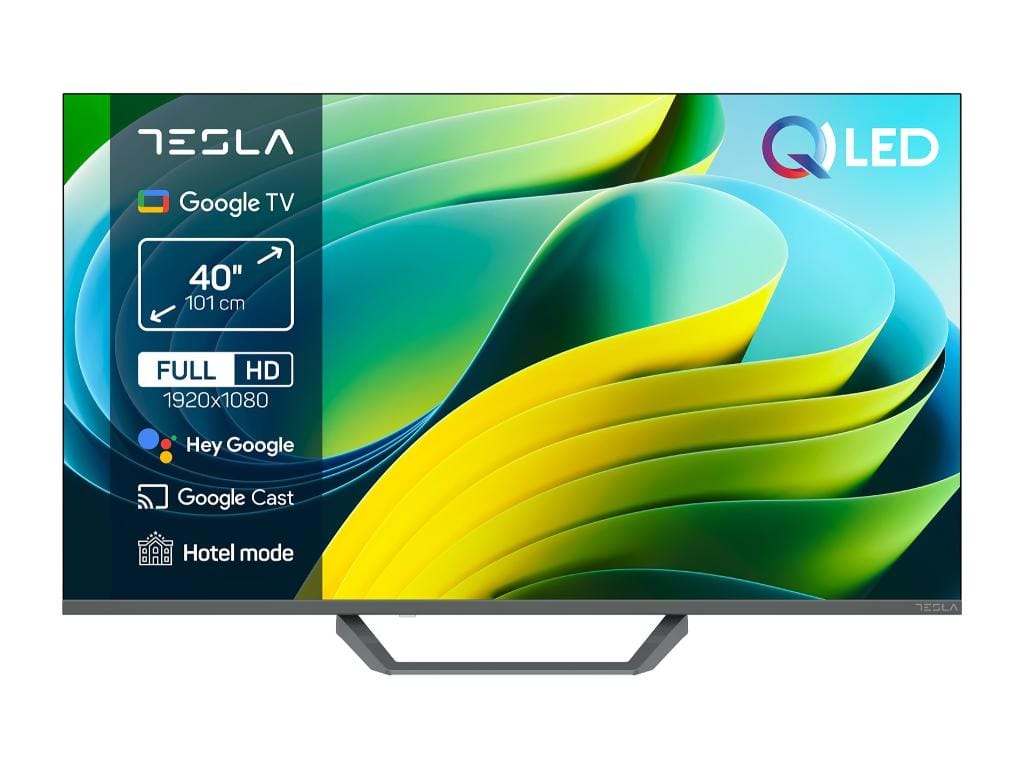 Tesla Televizoare Televizor Tesla QLED Q40E665GFS | 101 cm, Google TV, Full HD, HDR
