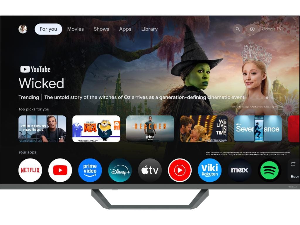 Tesla Televizoare Televizor Tesla QLED Q43E655GUS | 109 cm, 4K UHD, Google TV, HDR