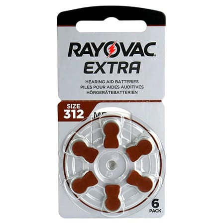 Lechpol BATERIE AUDITIVA RAYOVAC 312 BLISTER 6 BUC