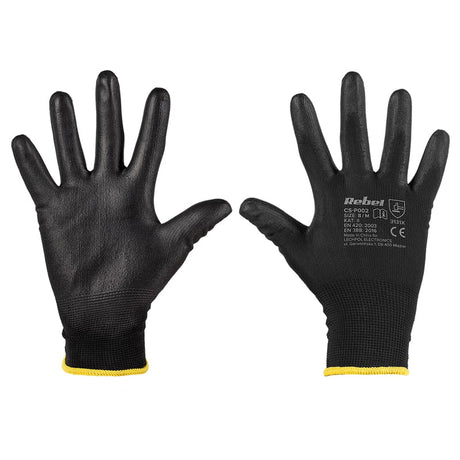 Rebel MANUSA LUCRU POLIURETAN MARIME 8 / M SET 12 BUC REBEL