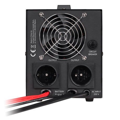 Rebel UPS centrale termice UPS Rebel RB-4002 | Sinus Pur, 800VA, 500W, 12V, Centrale Termice