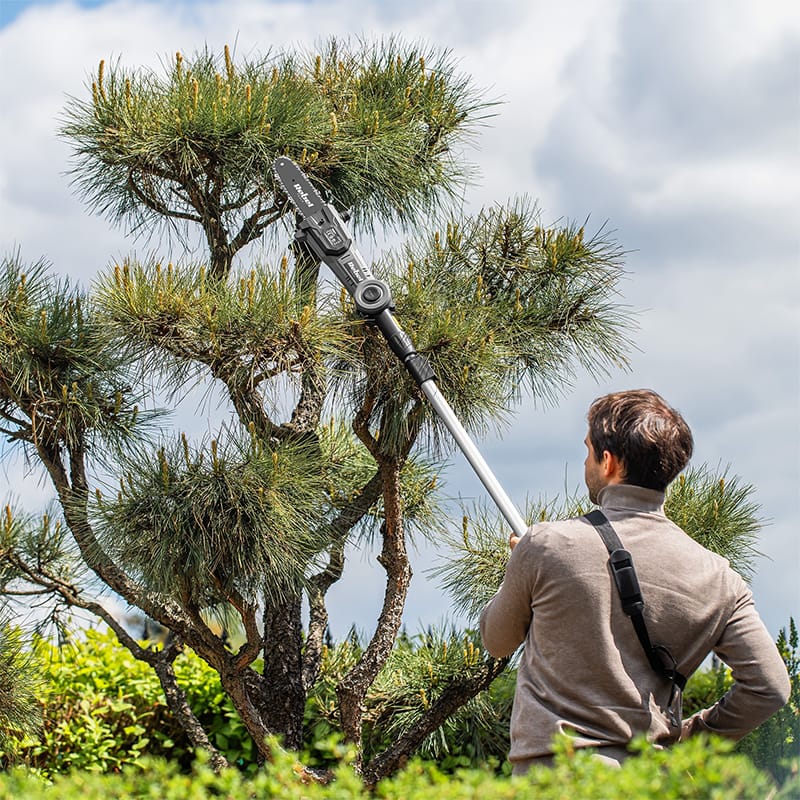 Rebel Trimmer Trimmer Gard Viu Telescopic + Drujba Rebel RB-5005.1 | 20V, Fara Accesorii