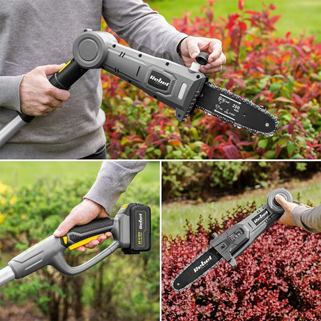 Rebel Trimmer Trimmer Gard Viu Telescopic + Drujba Rebel RB-5005.1 | 20V, Fara Accesorii