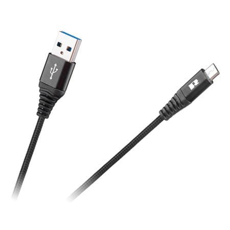 Rebel CABLU USB-MICRO USB 0.5 REBEL NEGRU