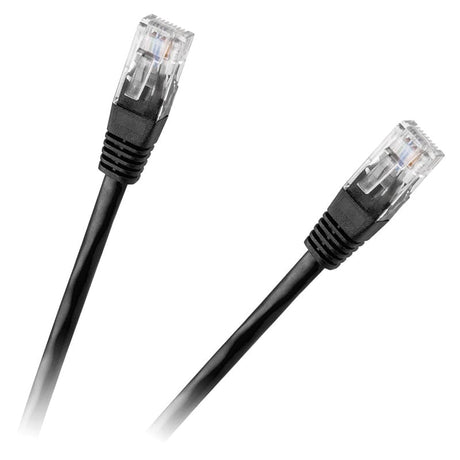 Rebel CABLU PATCHCORD UTP CAT6 0.25M NEGRU REBEL