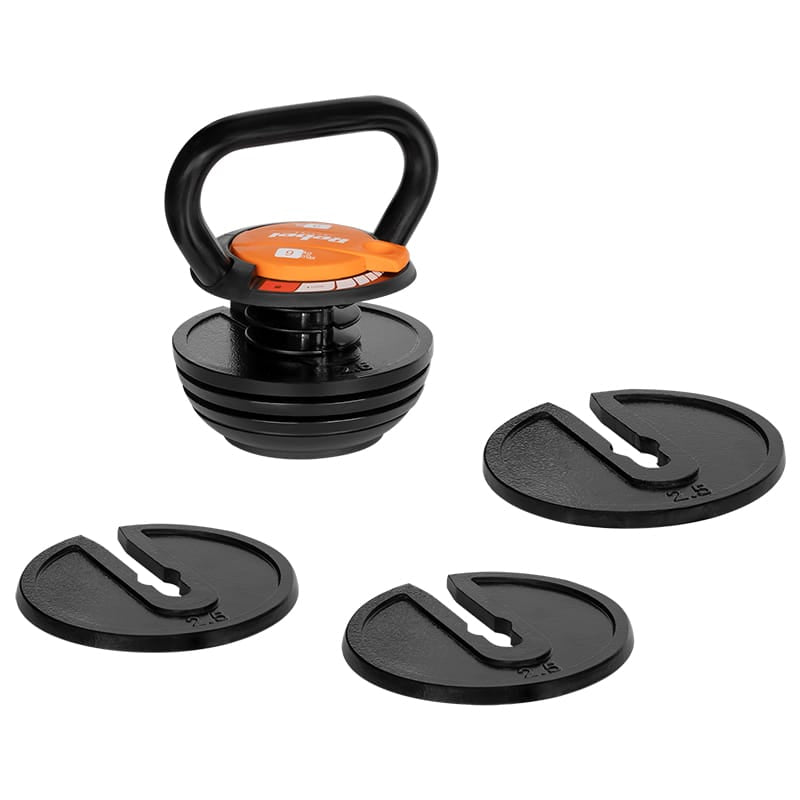 Rebel Fitness acasa Kettlebell Ajustabil Rebel Active RBA-2324-9 | 6 Talere, 2.3-9kg