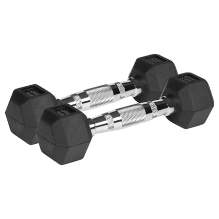 Rebel GANTERE DUMBBELL HEX FONTA CAUCIUCATA 2X1KG REBEL ACTIV