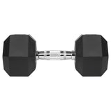 Rebel Gantere Gantere Rebel RBA-2325-15 | Hex, Fonta Cauciucata, 2x15kg