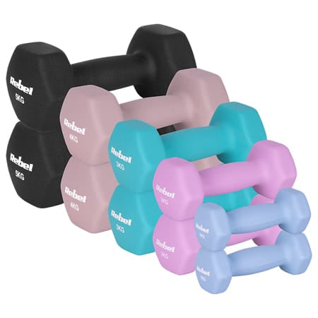 Rebel GANTERA FONTA INVELIS NEOPREN HEX SET 10 BUC 30KG REBEL