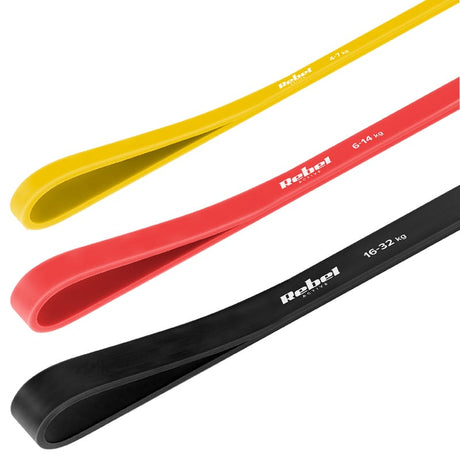 Rebel SET 3 BENZI ELASTICE POWER BAND 4-32KG REBEL ACTIVE