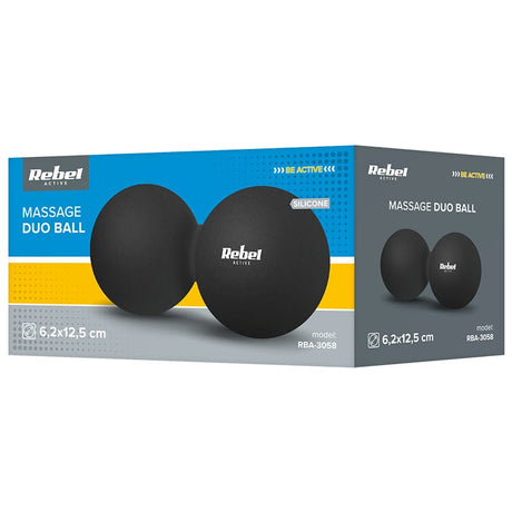 Rebel MINGE DUOBALL MASAJ SILICON 6.25 CM REBEL ACTIVE