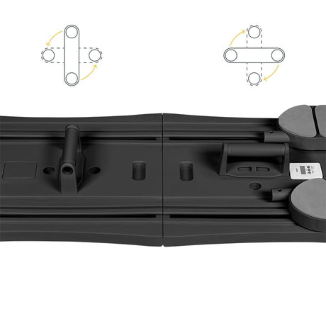 Rebel Placa gonflabila Placa Pilates Multifunctionala Rebel Active RBA-3069-BK | 9 in 1, Antrenament Complet