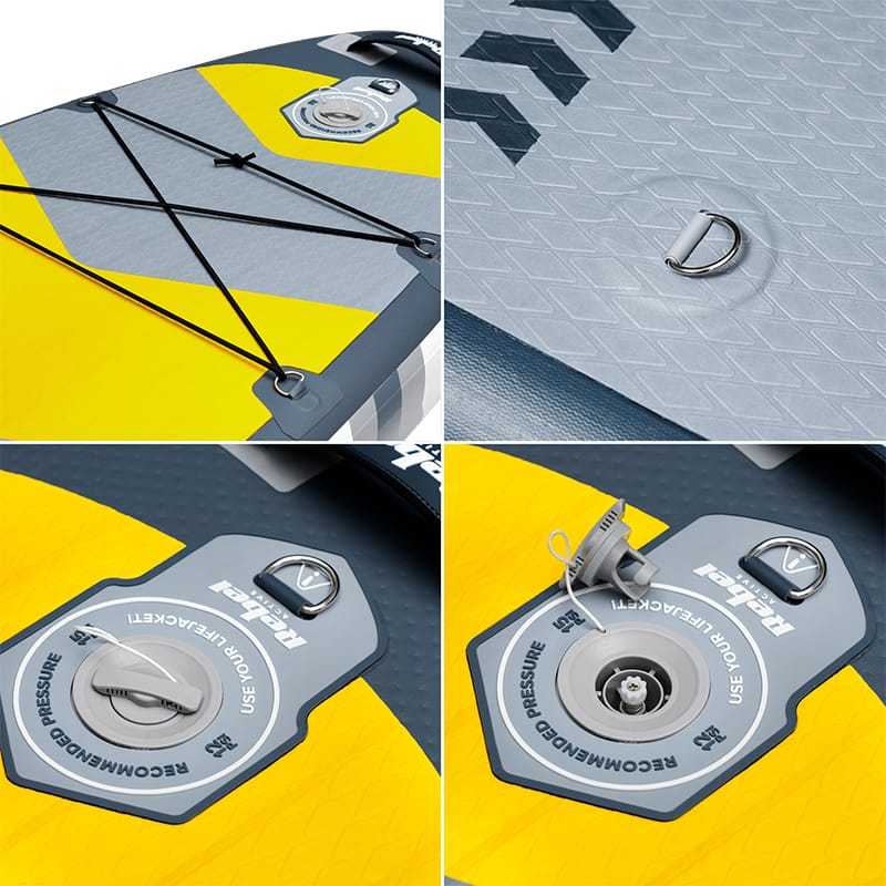 Rebel Placa gonflabila Set Placa Gonflabila Stand Up Paddle Rebel RBA-4507-G | 335x84x15cm, Cu Scaun
