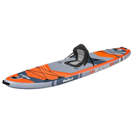 Rebel Placa gonflabila Set Placa Gonflabila Stand Up Paddle Rebel RBA-4507-OR | 335x84x15cm, Cu Scaun, Portocaliu