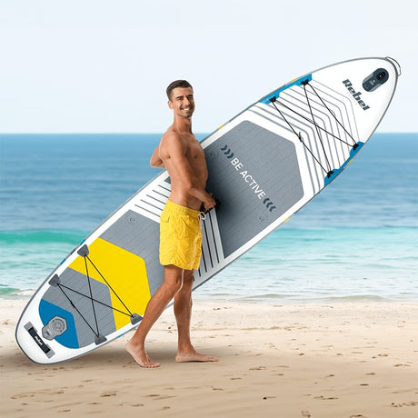 Rebel Placa gonflabila Placa Gonflabila Stand Up Paddle Rebel Active RBA-4507-WH | SUP, Alb