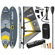 Rebel SET PLACA GONFLABILA WINDSURFING SUP 305X76X15 CM