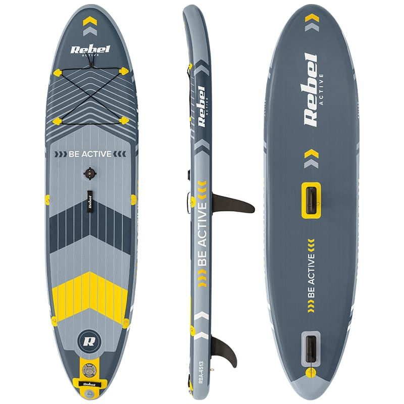 Rebel SET PLACA GONFLABILA WINDSURFING SUP 305X76X15 CM