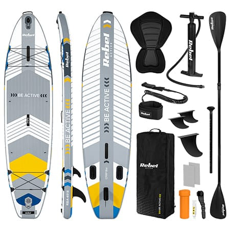 Rebel SET PLACA GONFLABILA STAND UP PADDLE SUP PRO REBEL ACTI