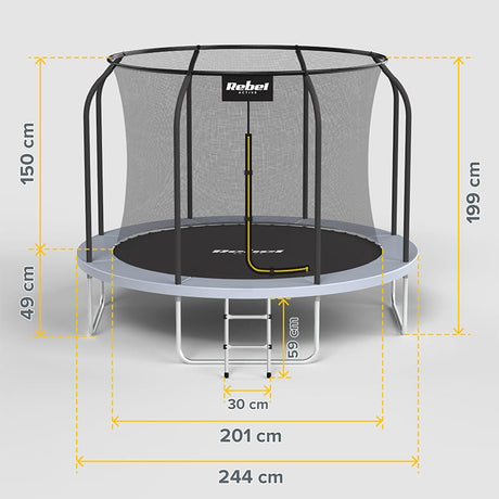 Rebel TRAMBULINA 8FT 244CM REBEL ACTIVE