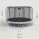 Rebel TRAMBULINA 12FT 366CM REBEL ACTIVE